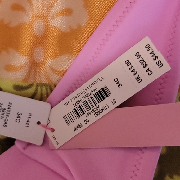 VICTORIA'S SECRET Bandeau Push-Up Swim Top - Picture 2 of 2